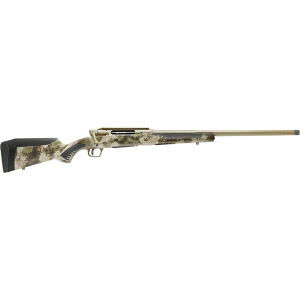 Savage 58024 Impulse Big Game Full Size 308 Win 4+1 22 Hazel Green Cerakote Fluted Threaded Barrel, Hazel Green Cerakote Aluminum Receiver w/Pic Rail, Woodland Camo Adj AccuStock Synthetic Stock, Ambi, Rifle