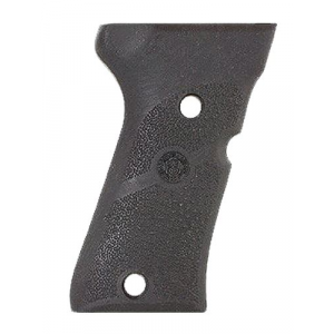 Hogue 93010 Grip Panels Cobblestone Black Rubber for Beretta 92 Compact