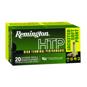 REMINGTON Ammunition 23002 Htp 44 Rem Mag 240 Gr Jacketed Soft Point 20 Per Box/ 25 Case
