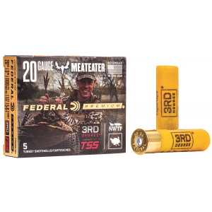 Federal PTDX258567 Premium 3rd Degree 20 Gauge 3 in 1 1/2 oz 6/5/7 Shot 5 Per Box/ 50 Cs