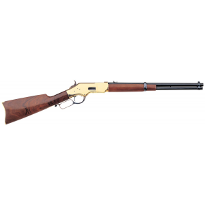 Taylors & Company 550209 1866 Yellowboy Carbine 45 Colt (LC) Caliber with 10+1 Capacity, 19 Blued Barrel, Brass Metal Finish & Walnut Stock Right Hand (Full Size)