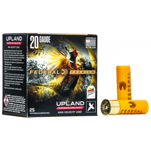 FEDERAL Pf2046 Premium Wing-shok Pheasant Forever High Velocity 20 Gauge 2.75 In 1 Oz 6 Shot 25 Per Box/ 10 Cs