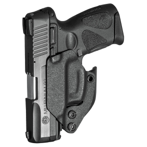 Mission First Tactical H2TG2AIWBM Minimalist Holster IWB Black Polymer Belt Clip Fits Taurus PT111/G2/G2C/G2S/G3/G3C Ambidextrous