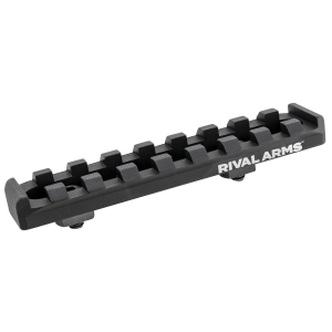 Rival Arms RA92ML09A Accessory Rail 9-Slot Picatinny Rail Mount Black Steel - Rival Arms