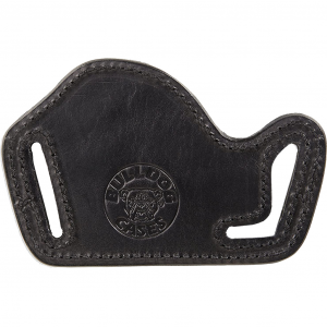 Bulldog Lay Flat Leather Holster Black RH/LH Small/Medium Frame Autos LF-S/M