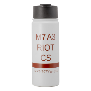 Mission First Tactical Mission First Tactical, M7A3 CS Drinkware, Flip Top Tumbler, 16 oz, White DM18CS-16 - Mission First Tactical