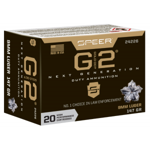 SPEER 24226 Gold Dot G2 9mm Luger 147 Gr G2 20 Per Box/ 10 Case
