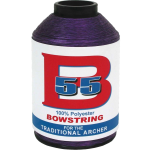 BCY B55 Bowstring Material Purple 1/4 lb - Bcy