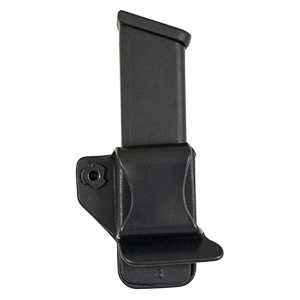 Comp-Tac C62101000LBKN Single Mag Pouch OWB Black Kydex Belt Clip Compatible w/ Sig P220/1911/Kahr/Springfield XDS Belts 1.50 in Wide Right Hand