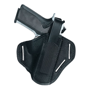 Uncle Mike's 86150 Super OWB Size 15 Black Laminate Belt Slide Fits Large Semi-Auto Fits 3.75-4.50 in Barrel Ambidextrous