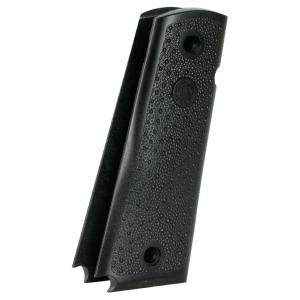 Hogue 45190 OverMolded Grip Panels Cobblestone Black Nylon with Palm Swells for 1911 Government