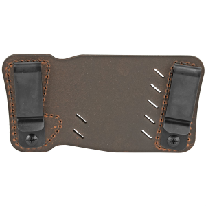 Versacarry Orion IWB/OWB Holster 22103, Fits Most Single Stack and Sub-Compact Semi-Automatic Pistols, Distressed Brown Color