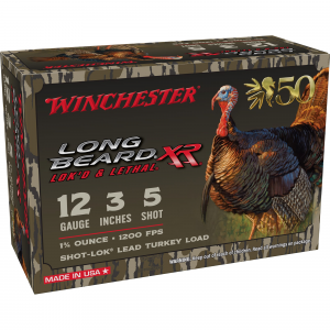 chester Ammunition Long Beard XR 12 Gauge 3 In #5 1.75oz Shotshell50th Anniversary Edition 10 Round Box STLB1235N Ammo