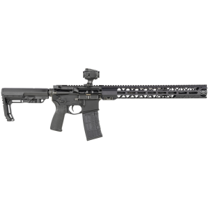 ZRO Delta 223WYRR0002 Range Ready Fully Ambidextrous 223 Wylde 16 in 30+1 Black Black 6 Position Stock Black Polymer Grip Ambidextrous Hand with US Optics TS-R