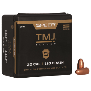 Speer 1846 TMJ 30 Cal .308 110 gr Total Metal Jacket Round Nose 100 Per Box/ 5 Case