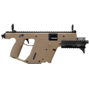 Kriss USA KV45PFD30 Vector Enhanced SDP Gen2 45 ACP 30+1 6.50 Black Nitride Threaded Barrel, M-LOK Handguard, Flat Dark Earth Pic Rail Receiver, MK5M Modular Rail, FDE Poly Grip, Glock Magazine Compatible, Tactical Pistol