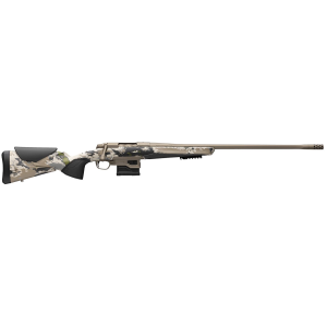 Browning 036011229 X-Bolt 2 Speed Long Range SR Full Size 300 Win Mag 5+1 26 Burnt Bronze Cerakote Fluted Sporter SR Barrel, Drilled & Tapped/X-Lock Mount Steel Receiver, Vari-Tech w/Adj Comb & LOP w/Pic Rail Ovix Camo Synthetic Stock, Rifle - Browning