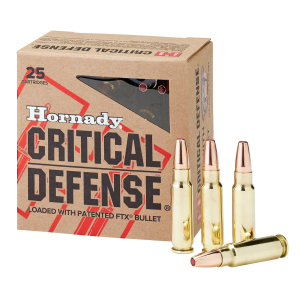 Hornady 90000 Critical Defense 5.7x28mm 40 gr Flex Tip eXpanding 25 Per Box/ 10 Cs