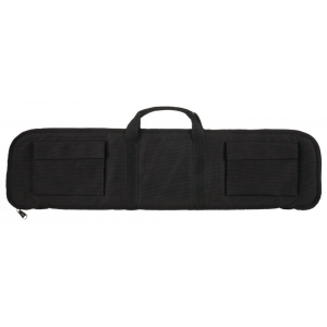 Bulldog BD492 Tactical Shotgun Case made of Water-Resistant Nylon with Black Finish\t Tricot Padding\t 2 External Pockets & 12 Shell Loops 35 in L
