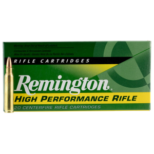REMINGTON Ammunition 28399 High Performance Rifle 223 Rem 55 Gr Pointed Soft Point 20 Per Box/ 10 Cs