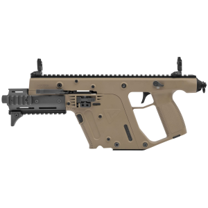 KRISS Usa Kv10pfd30 Vector Sdp Enhanced G2 10mm Auto 33+1 6.50 In Black Nitride Threaded Barrel, Fde Picatinny Rail Top & Bottom, Mk5m Modular Rail, Pistol