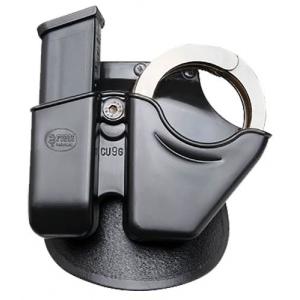 Fobus CU9G Combo Pouch 9mm Luger 40 S&W 357 Mag Glock/H&K Plastic Black Paddle