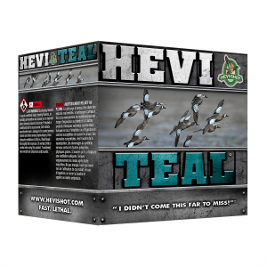 HEVI-SHOT HEVI-SHOT Hs60006, Hevi-teal, 12 Gauge 3 In, Max Dram, 1 1/4 Oz, #6 Shot Size, 25rd Box Hs60006