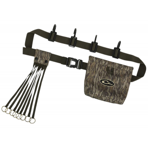Drake Waterfowl DA2200006 Ultimate Timber Strap Mossy Oak Bottomland\t 72 in Adj. Strap\t 4 Hooks\t 8 Slip Ring Game Straps\t Shell Pouch