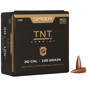 Speer 1986 TNT 30 Cal .308 125 gr Jacket Hollow Point 100 Per Box/ 5 Case