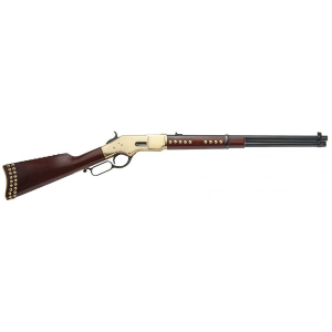 Cimarron CA228G19 1866 Yellowboy Carbine 45 Colt (LC) 19 in Brass Wood Stock Right Hand (Full Size)