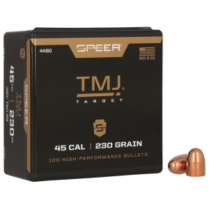 Speer 4480 TMJ 45 Cal .451 230 gr Total Metal Jacket 100 Per Box/ 5 Case