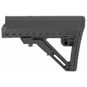 Leapers - UTG Model 4, Combat Ops S2, Stock, Ambidextrous Sling Loop and Reversible QD Sling Swivel Housing, Polymer Stock Only, Black Finish RBUS2BMS