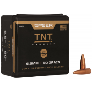 Speer 1445 TNT 6.5 Creedmoor .264 90 gr Jacket Hollow Point 100 Per Box/ 5 Case