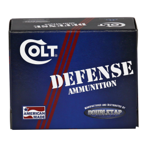 DoubleTap Ammunition Colt Defense 10M180CT, 10MM, 180Gr, Jacketed Hollow Point, 20 Round Box 10M180CT