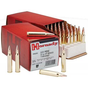 Hornady 80255 Custom 223 Rem 55 gr Spire Point 50 Per Box/ 10 Cs