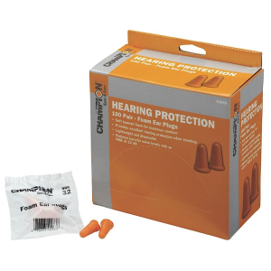 Champion Targets 40959 Molded Ear Plugs 32 dB In The Ear Contouring Orange Foam 100 Pair