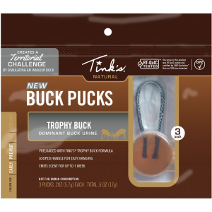 Tinks Trophy Buck Puck Scent Hanger 3 pk W6342