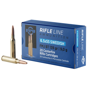 860500381271 PPU Pp6swf Metric 6.5x55swedish 139gr Full Metal Jacket Boat Tail 20 Per Box/10 Case Centerfire, Rifle Ammunition 860500381271 79200