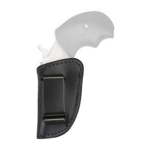Homeland HLM037BB Holster Boot ''N Belt NAA Mini-Revolver Leather Blac
