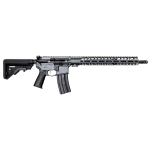 Battle Arms WORKHORSE010 Workhorse Patrol 223 Wylde 30+1 16 in, Battlearms Gray, B5 Bravo 6 Position Stock, 15 in M-Lok Free-Float Rail, BAD-ASS-PRO Safety, Nickel Teflon Trigger, Rifle