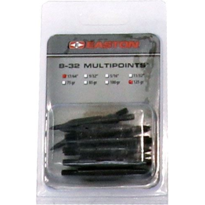 Easton Multi Points 125 Grain 17/64 in 12 Pack Field Points 217113