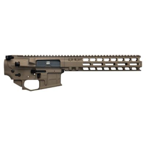 Radian Weapons AX556, Billet Upper/Lower Set, Semi-auto, 556 NATO/223 Remington, Ambidextrous, Cerakote Finish, Brown, Includes Radian Talon Ambidextrous Safety, Hammer Pin, 10 in MLOK Handguard R0429 - Radian Weapons