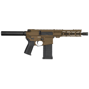 CMMG PE54A8879MB Banshee MK4 5.7x28mm 40+1 8, Midnight Bronze Rec, Buffer Tube (No Brace), EML7 M-LOK Handgaurd, Polymer Grip, Zeroed Linear Compensator