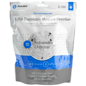 Eva-Dry 150 E-150, Moisture Eliminator Pouch, Non-Toxic Micro Absorbing Silica Gel Technology to Remove Excess Moisture from Damp and Humid Environments