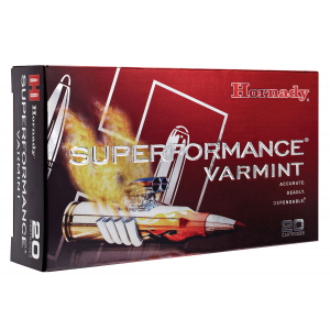 HORNADY 8309 Superformance Varmint 222 Rem 35 Gr Non Traditional Expanding 20 Per Box/ 10 Cs