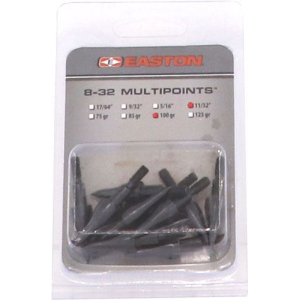 Easton Multi Points 100 Grain 11/32 in 12 Pack X-Bow Fld Pnts 796706
