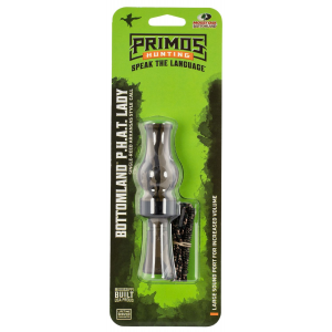 Primos PS892 Phat Lady Open Call Single Reed Turkey Sounds Attracts Ducks Mossy Oak Original BottomLand Plastic