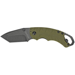Kershaw 8750TOBLW Shuffle II Olive Green 2.6 in 8Cr13MoV Stainless Steel Tanto Fiberglass Reinforced Nylon