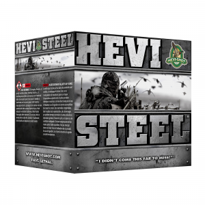 HEVI-SHOT HEVI-SHOT Hs62002, Hevi-steel, 20 Gauge 3 In, Max Dram, 7/8 Oz, #2 Shot Size, 25rd Box Hs62002