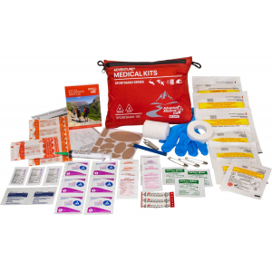 Adventure Medical Kits 01050100 Sportsman 100 Medical Kit Treats Injuries/Illnesses Waterproof Red